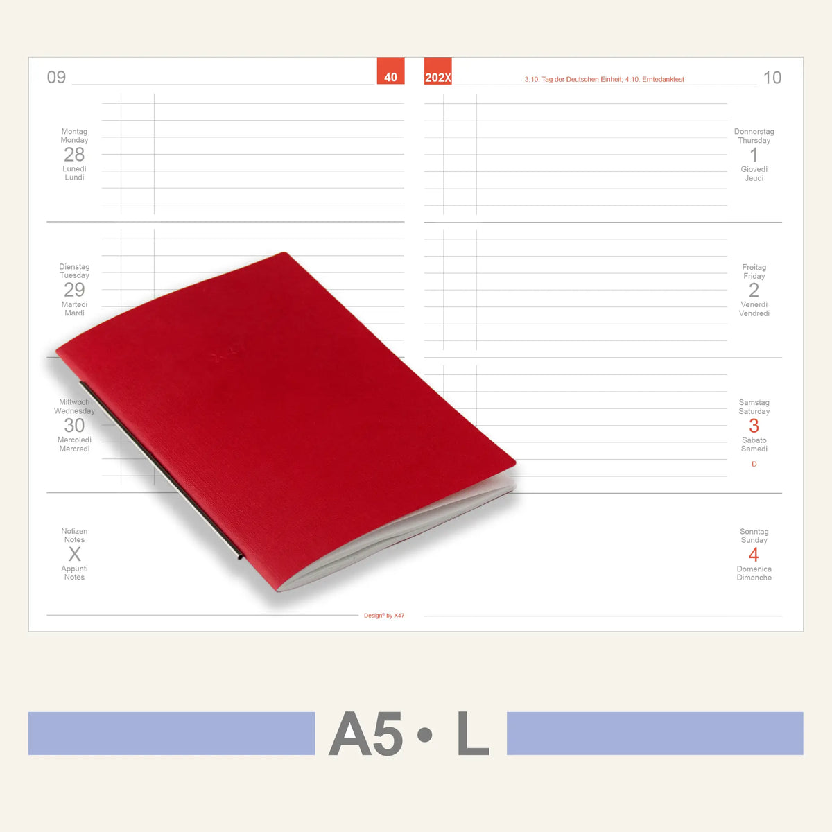 A5 Inserts - Calendar