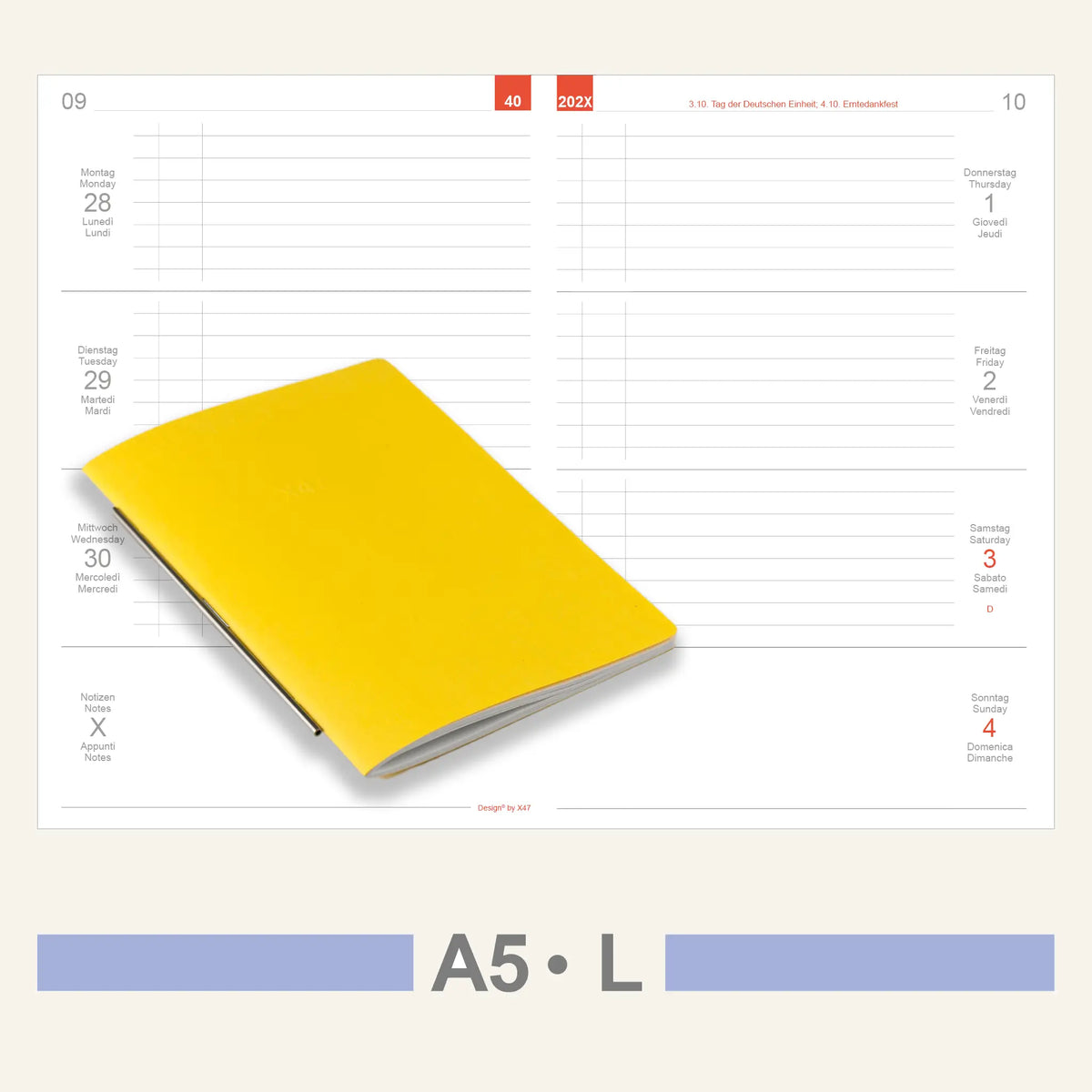 A5 Inserts - Calendar