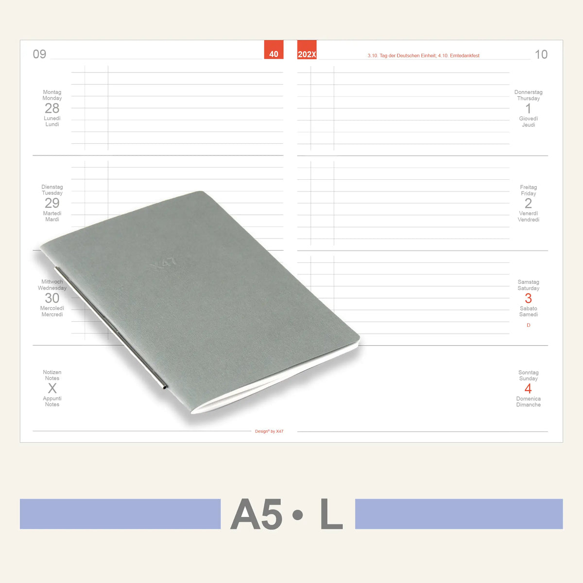A5 Inserts - Calendar