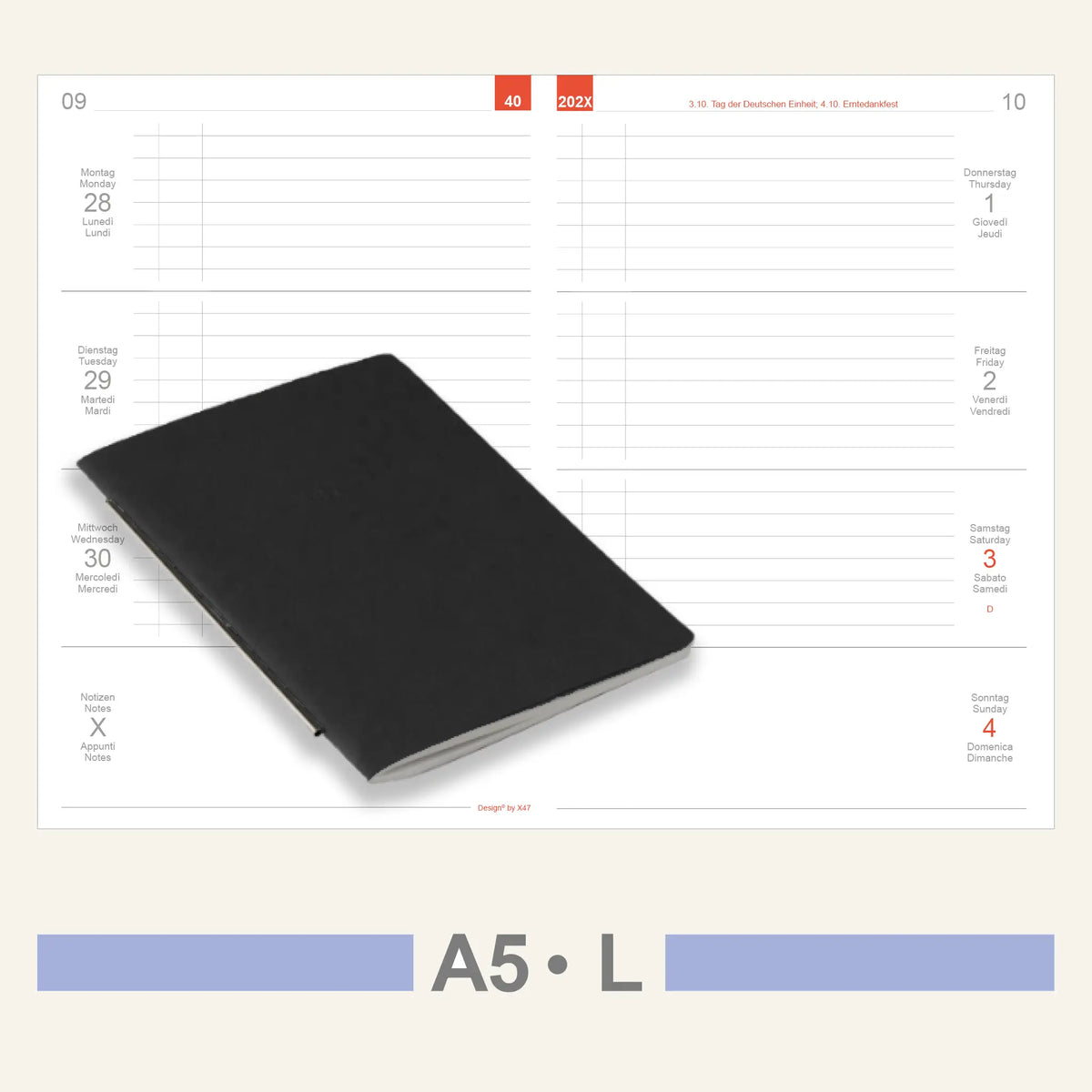 A5 Inserts - Calendar