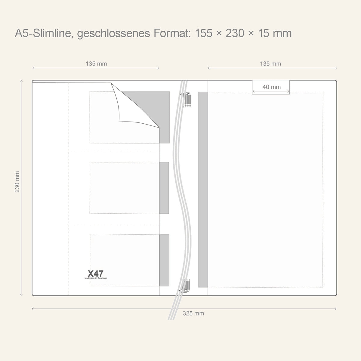 A5 Slimline (L) | Schlank