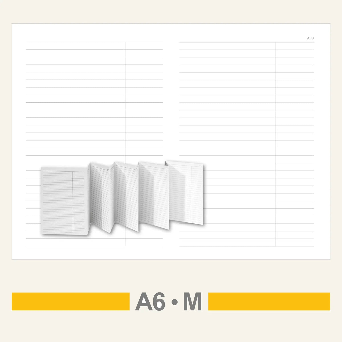 A6 inserts - Folder | fold-out planners