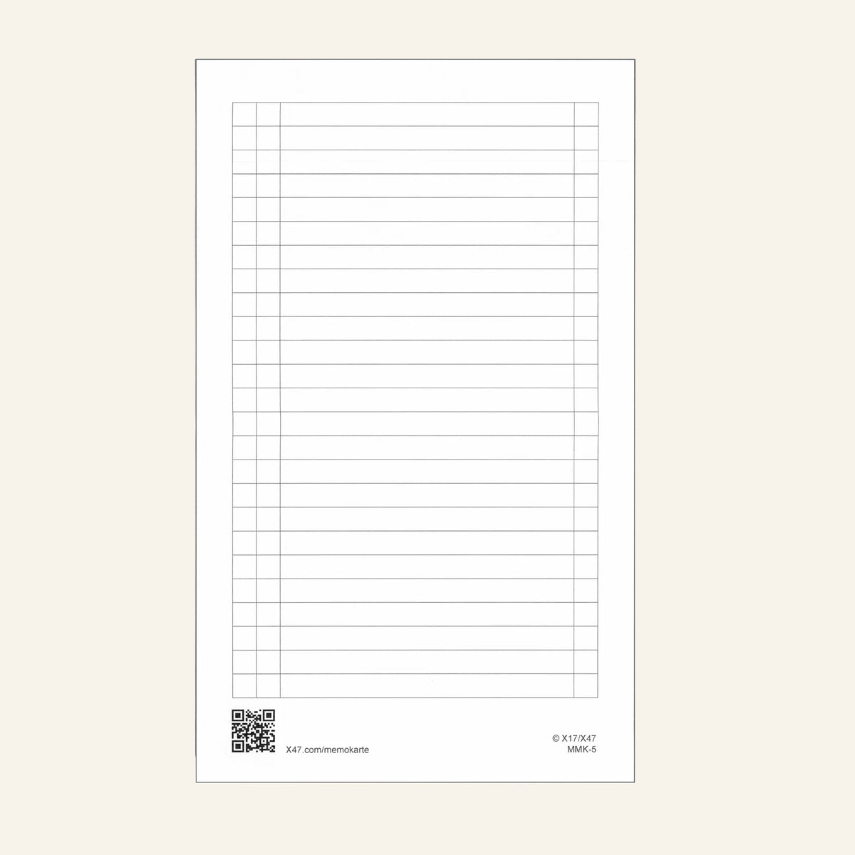 Memokarte, 12er Pack
