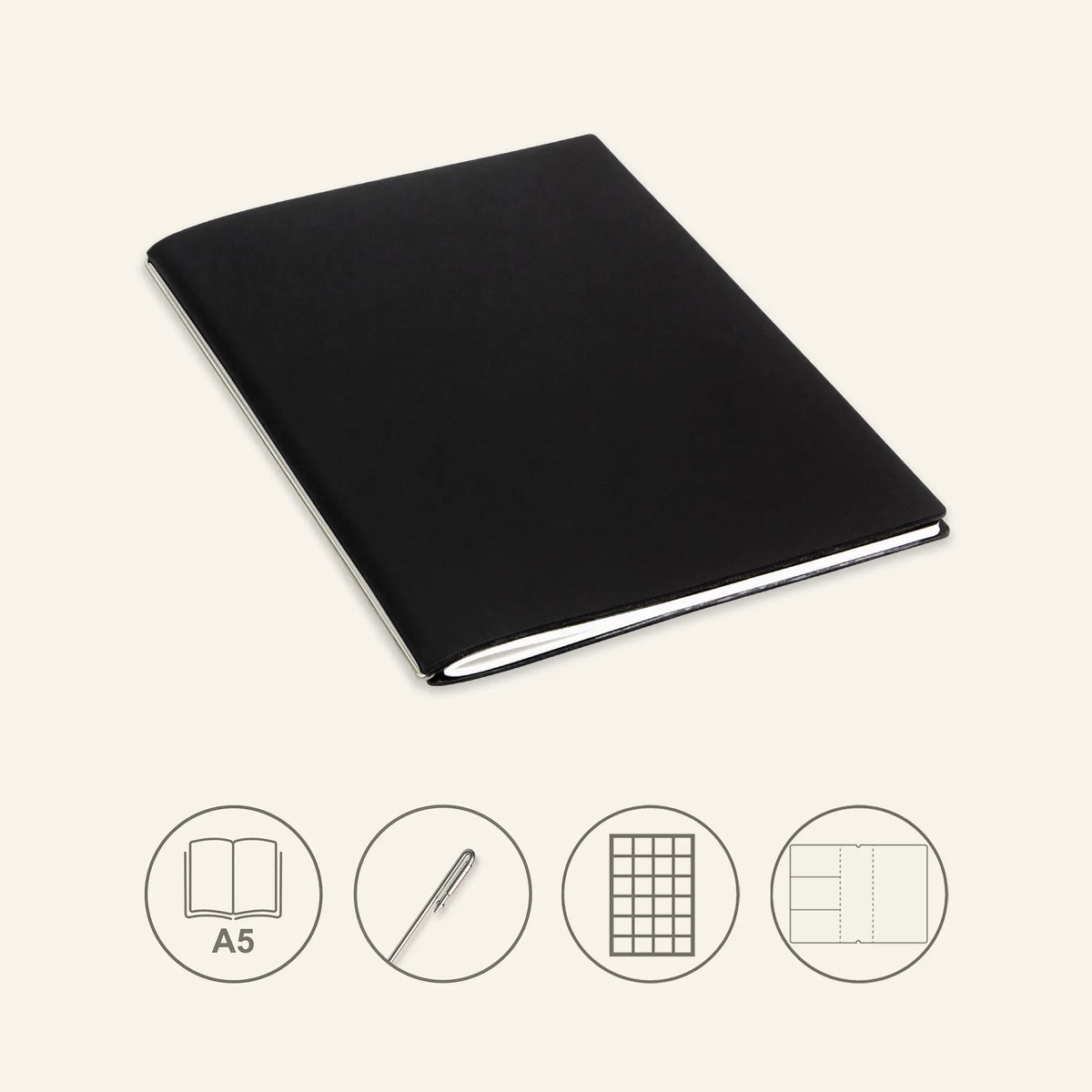 A5 STEEL Komplettpaket - Notizbuch