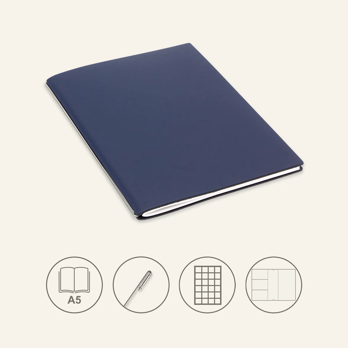 A5 STEEL Komplettpaket - Notizbuch