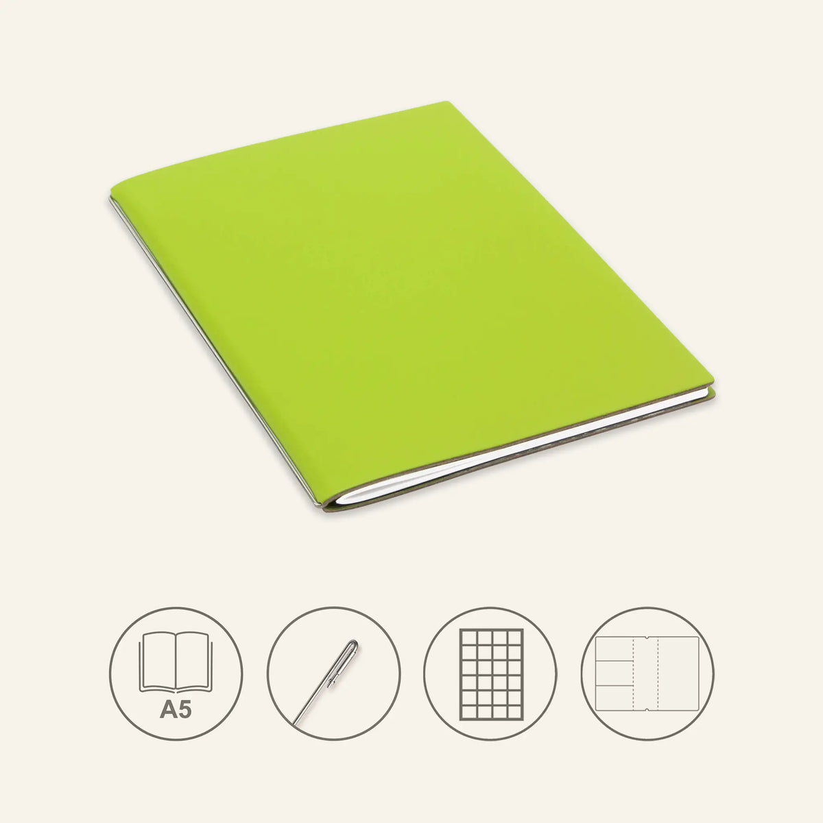A5 STEEL Komplettpaket - Notizbuch