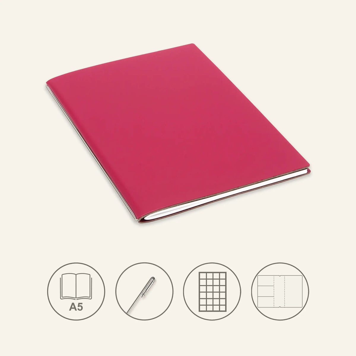 A5 STEEL Komplettpaket - Notizbuch
