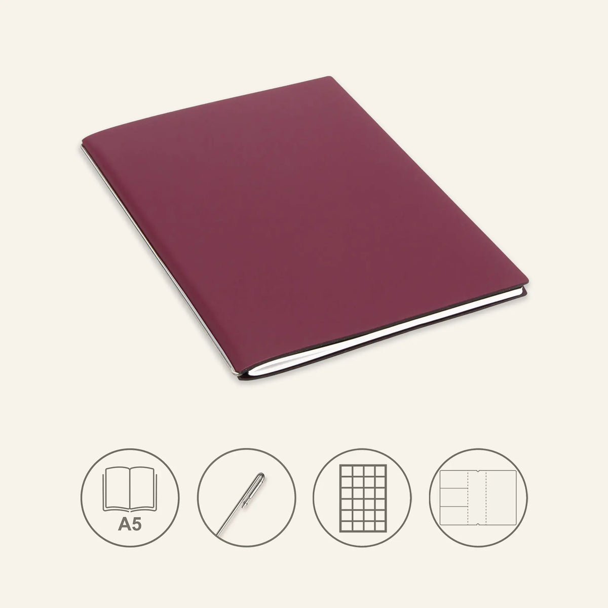 A5 STEEL Komplettpaket - Notizbuch