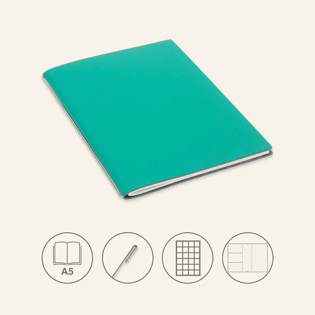 A5 STEEL Komplettpaket - Notizbuch