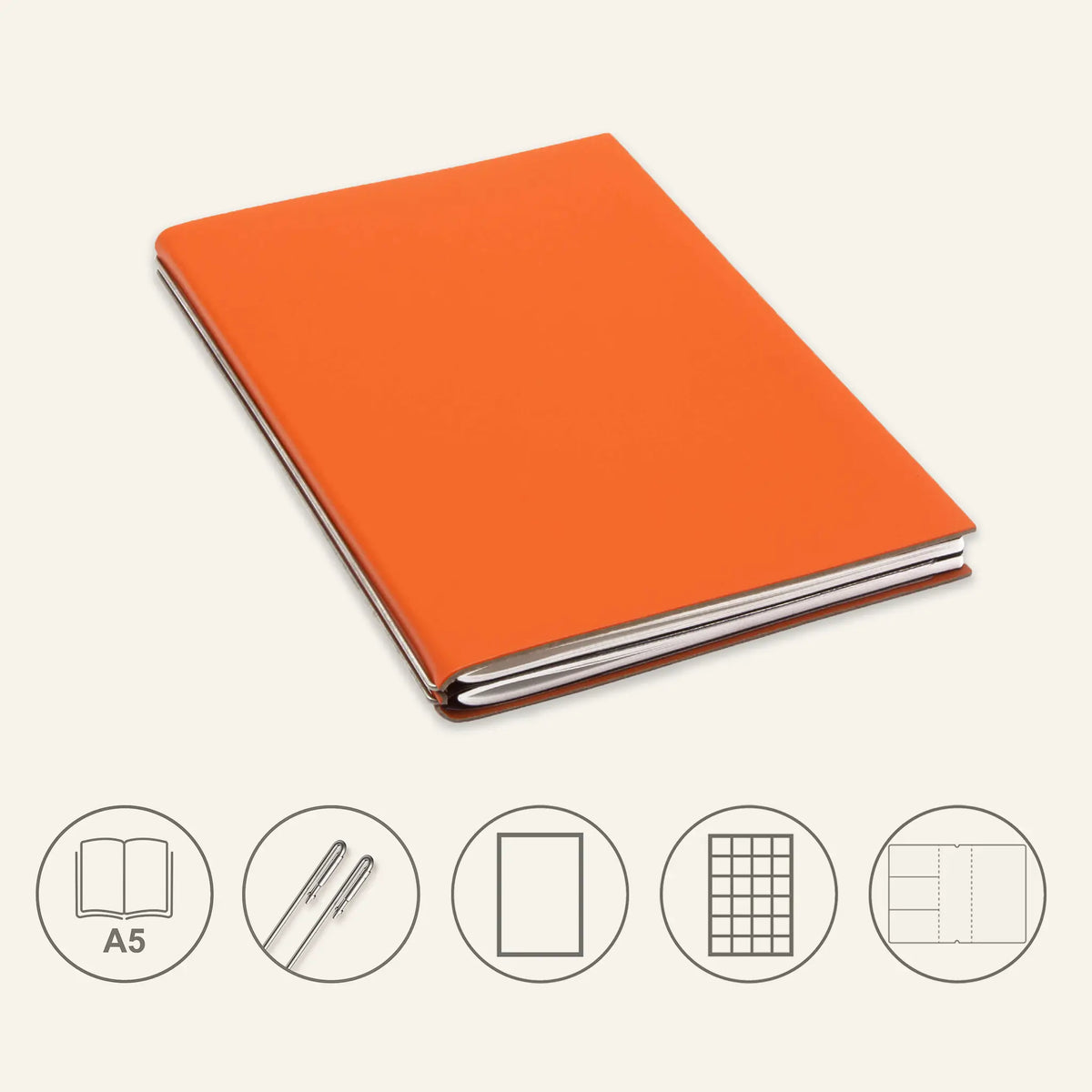 A5 STEEL Komplettpaket - Notizbuch