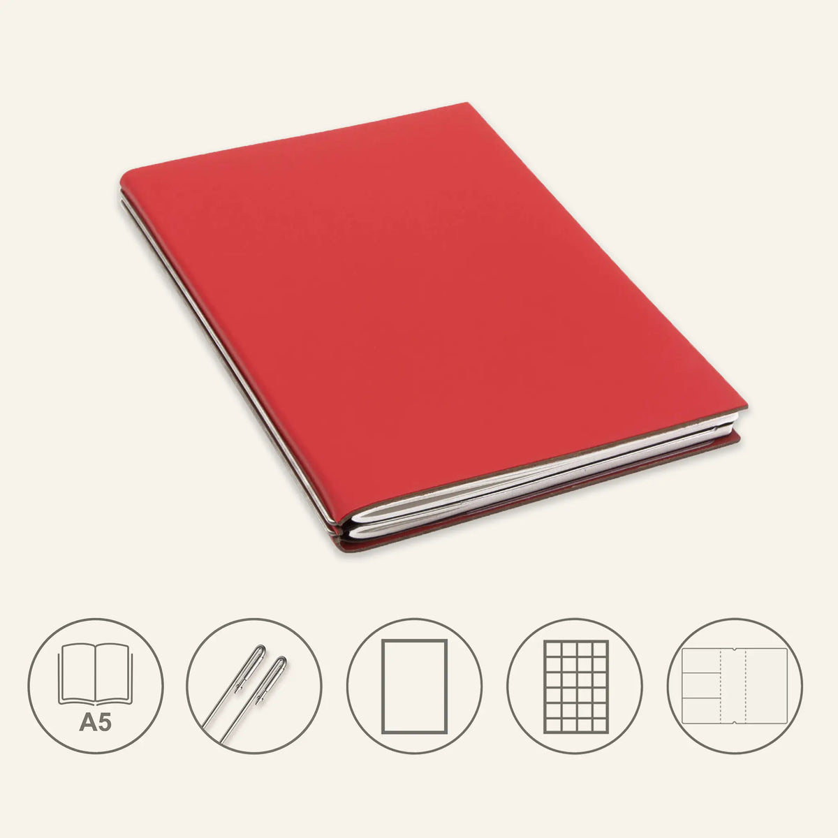 A5 STEEL Komplettpaket - Notizbuch