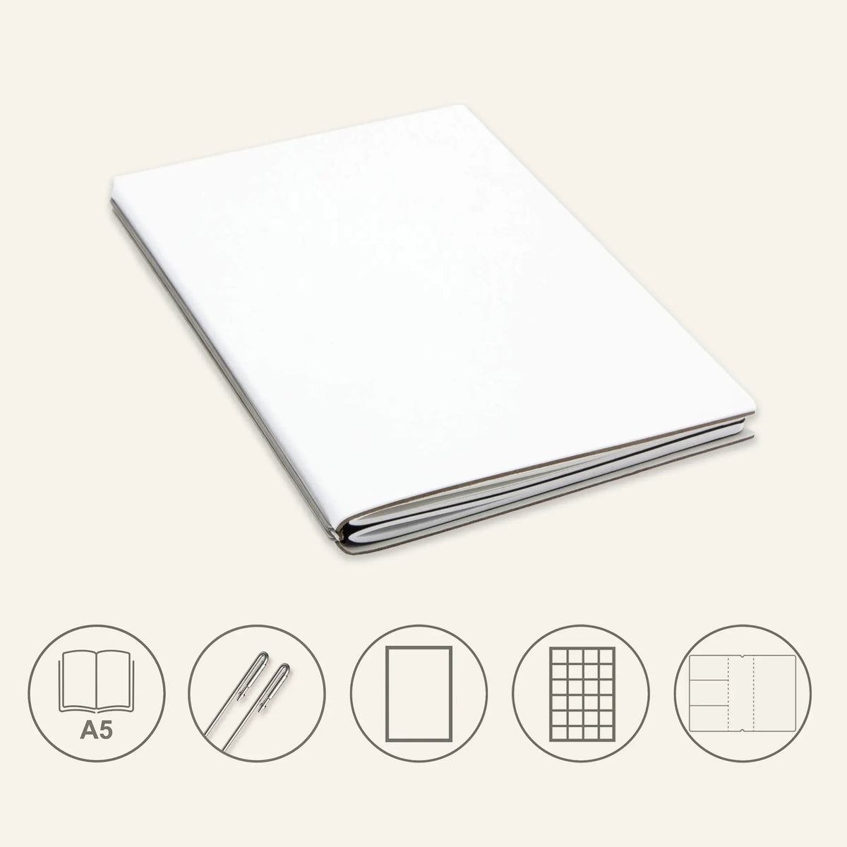 A5 STEEL Komplettpaket - Notizbuch
