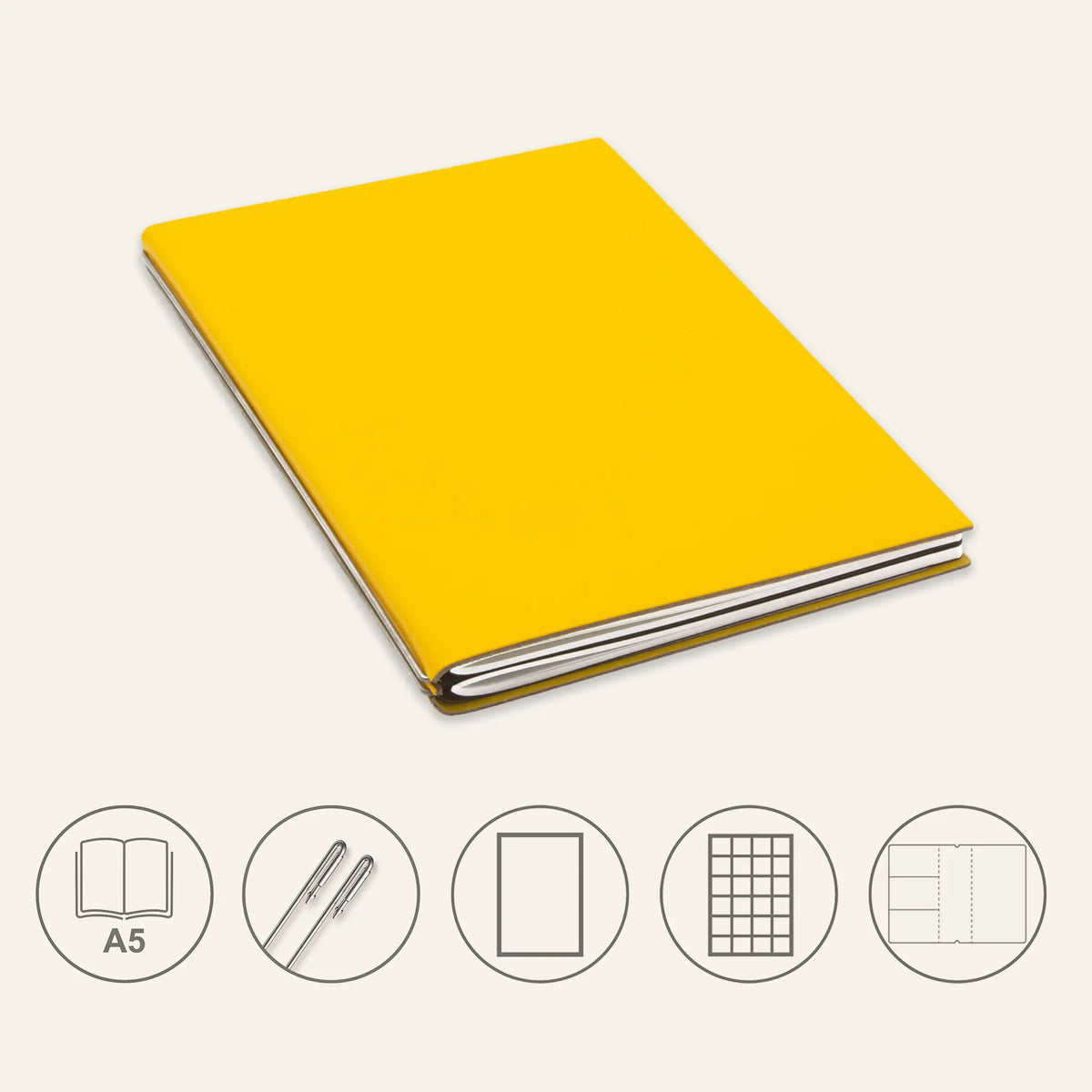 A5 STEEL Komplettpaket - Notizbuch