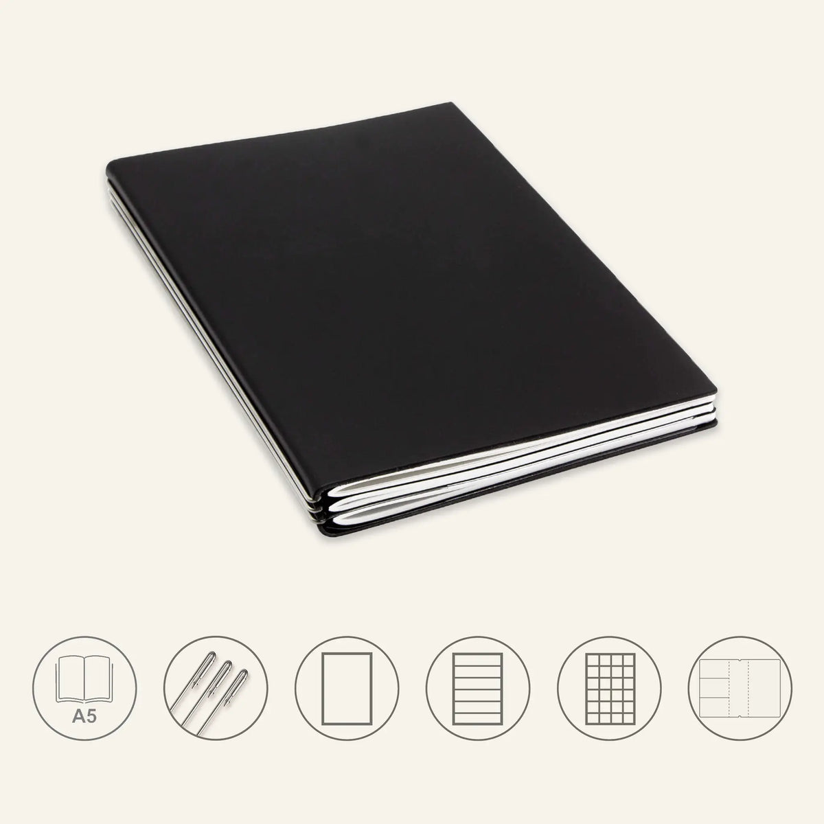 A5 STEEL Komplettpaket - Notizbuch