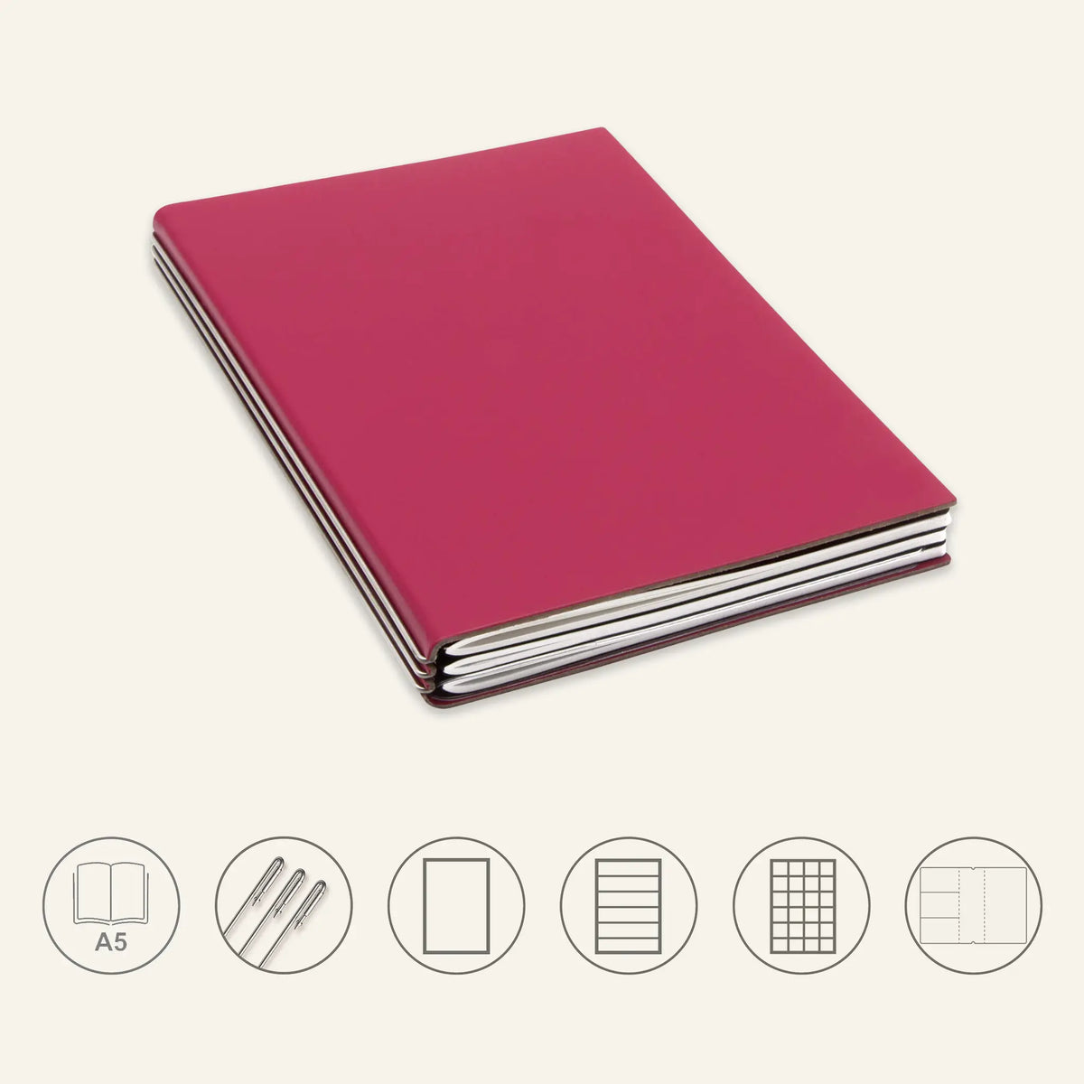 A5 STEEL Komplettpaket - Notizbuch