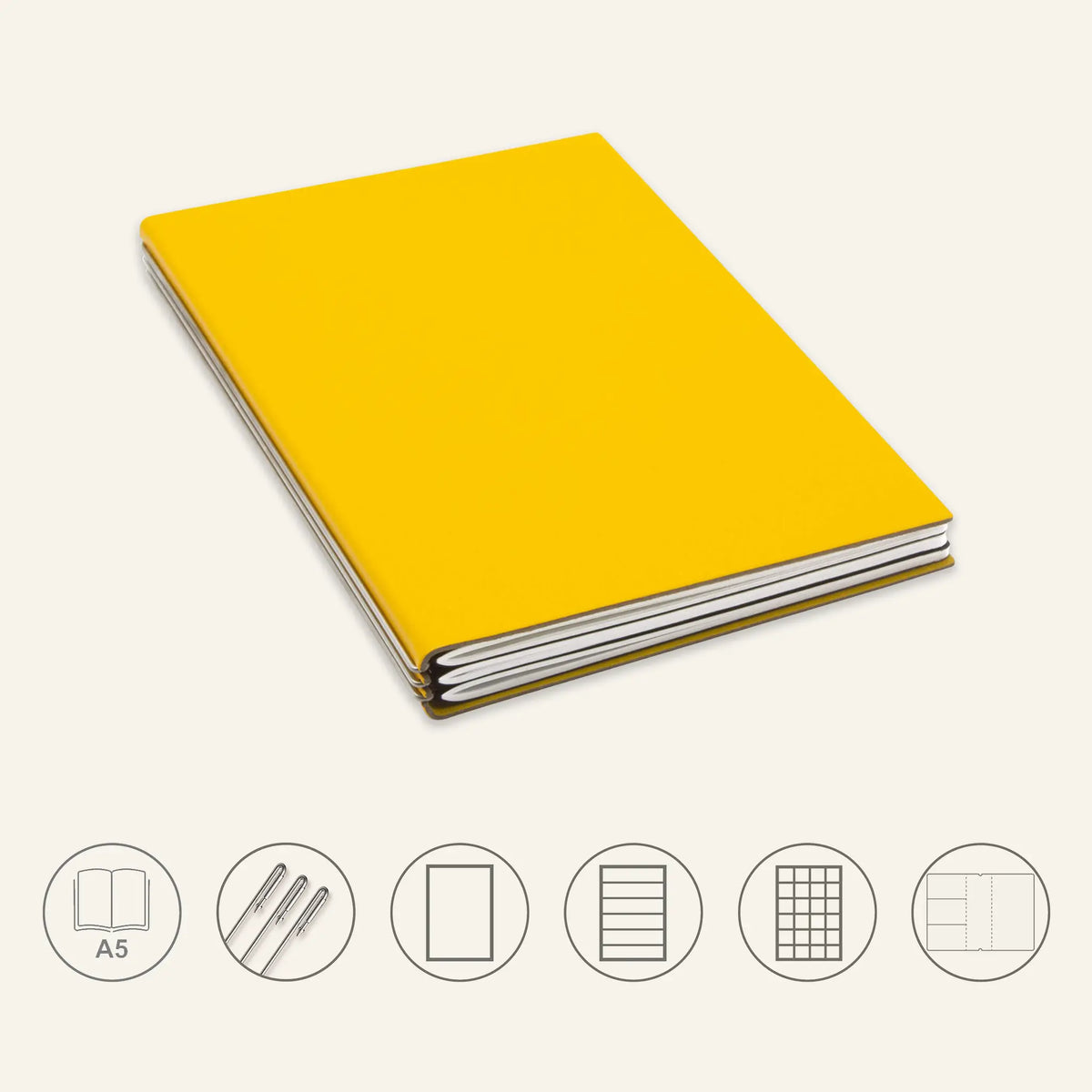 A5 STEEL Komplettpaket - Notizbuch