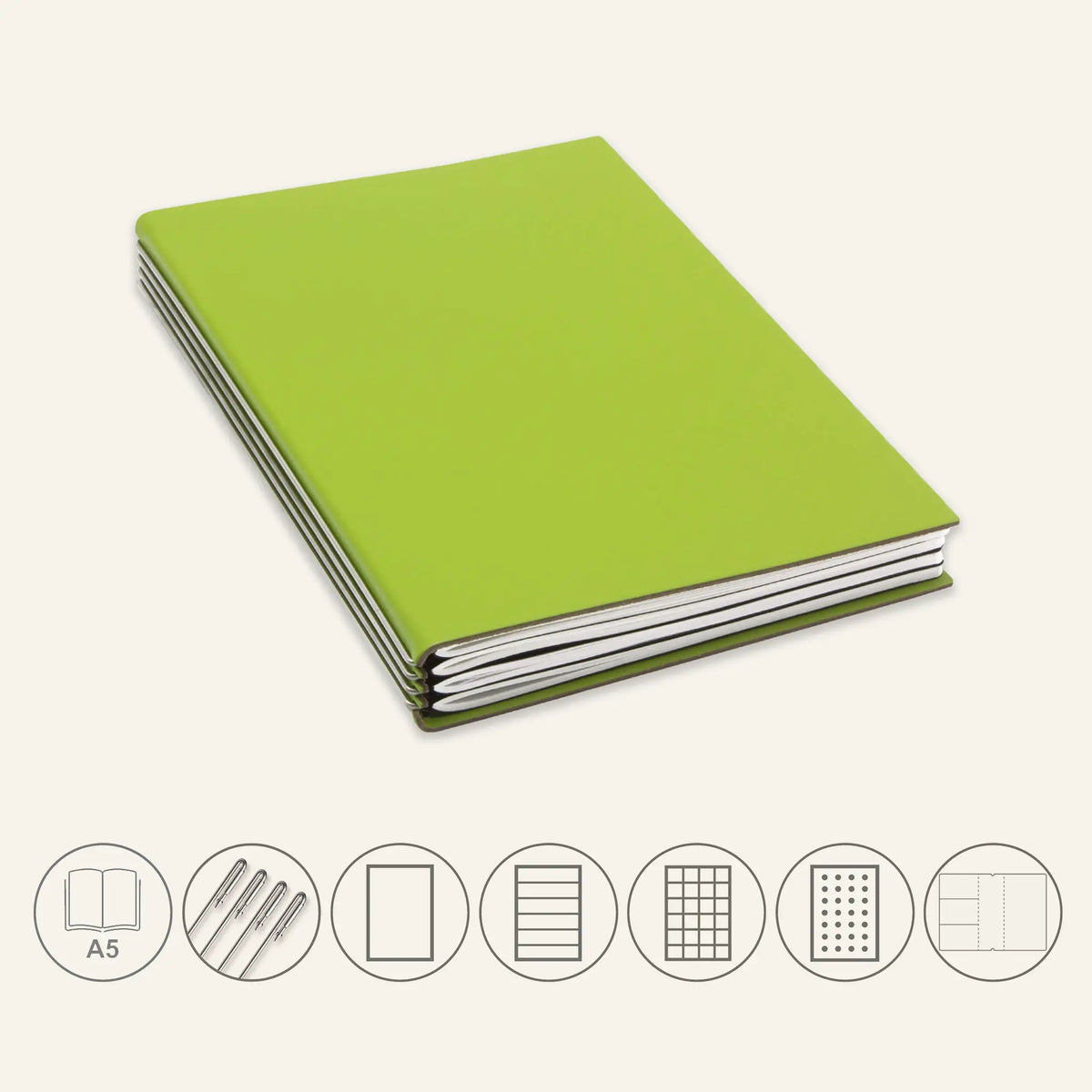 A5 STEEL Komplettpaket - Notizbuch