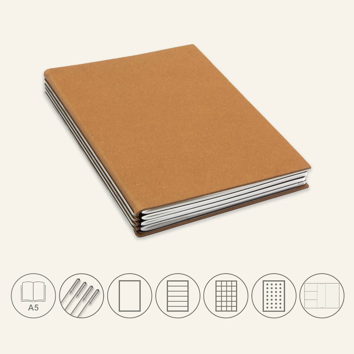 A5 STEEL Komplettpaket - Notizbuch