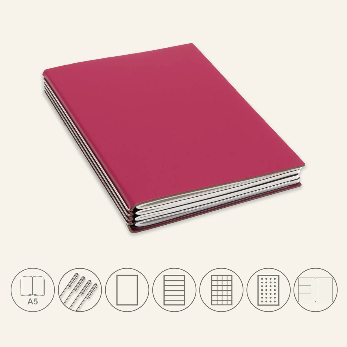 A5 STEEL Komplettpaket - Notizbuch