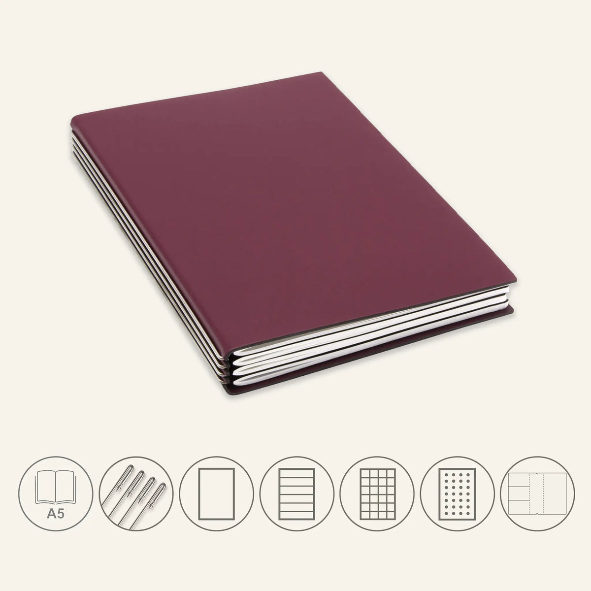 A5 STEEL Komplettpaket - Notizbuch