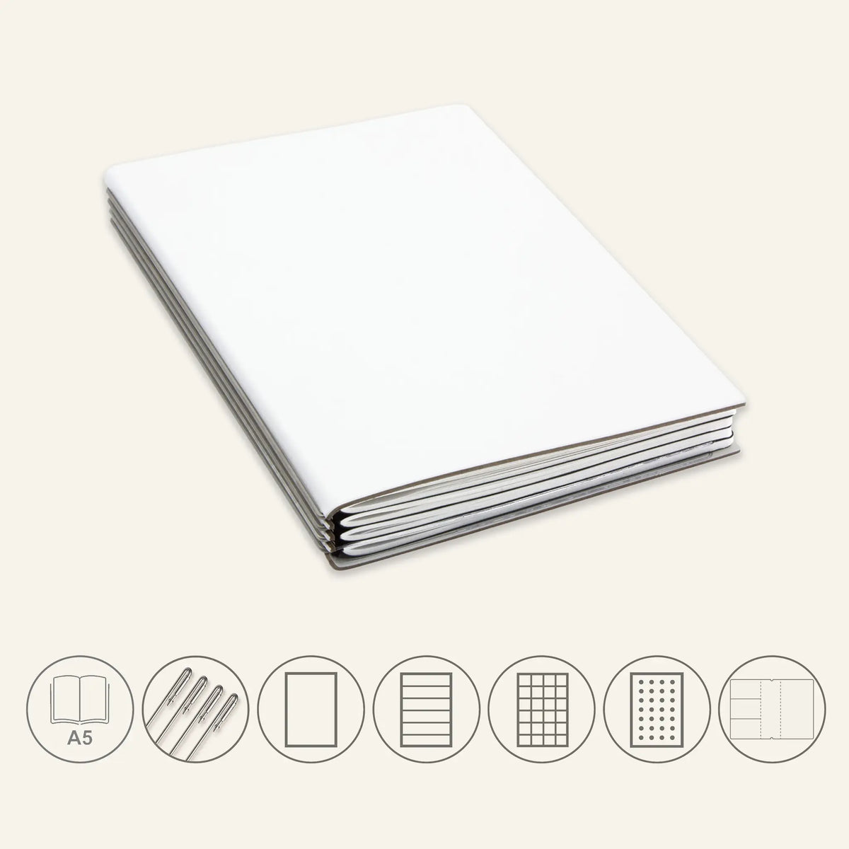 A5 STEEL Komplettpaket - Notizbuch