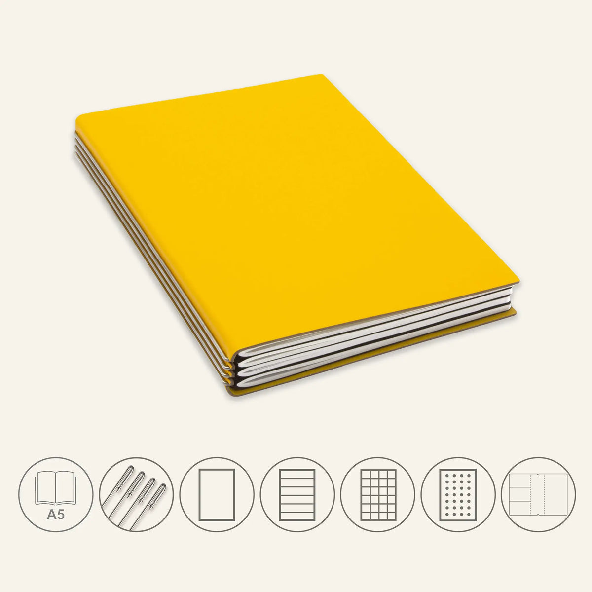 A5 STEEL Komplettpaket - Notizbuch