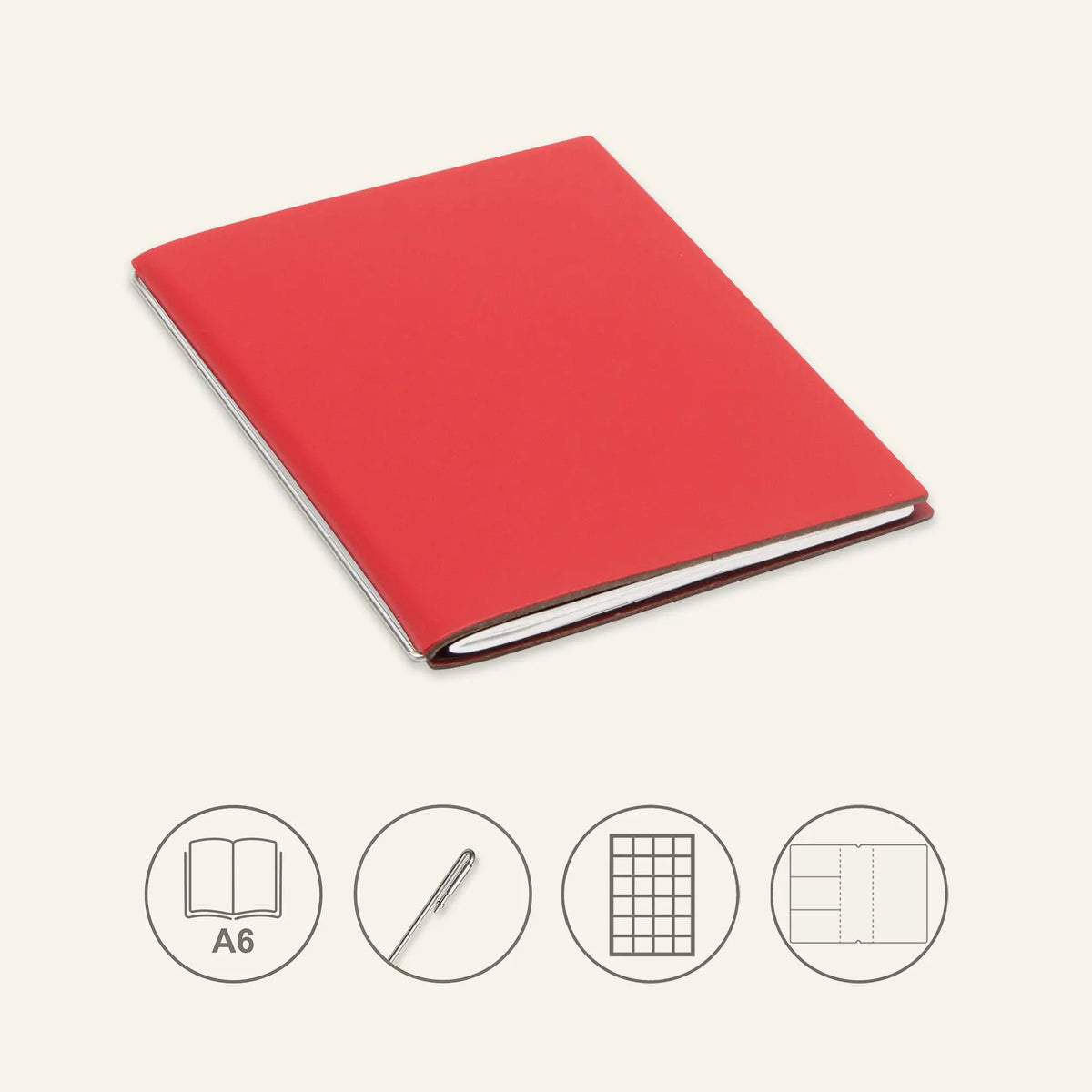 A6 STEEL Komplettpaket - Notizbuch