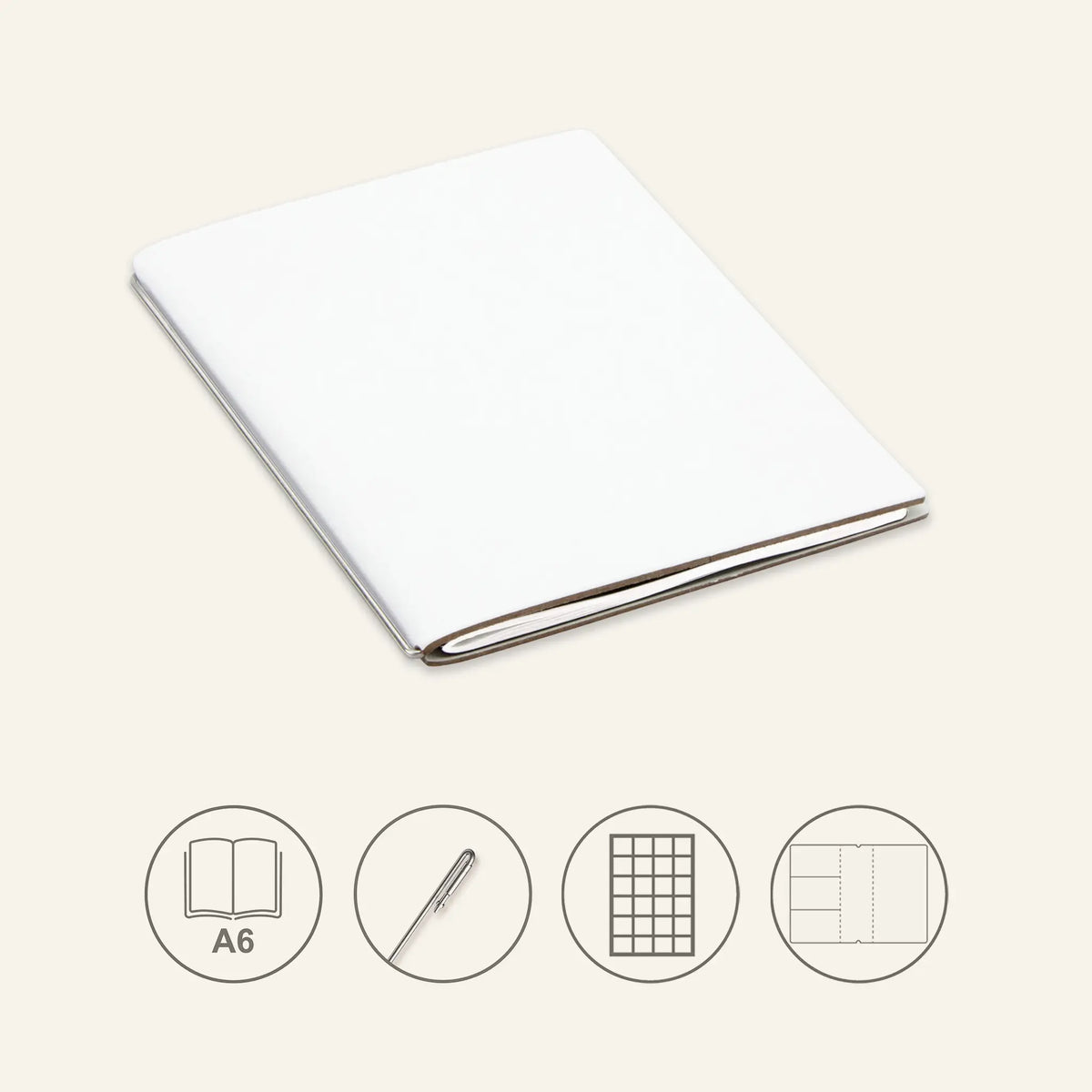 A6 STEEL Komplettpaket - Notizbuch