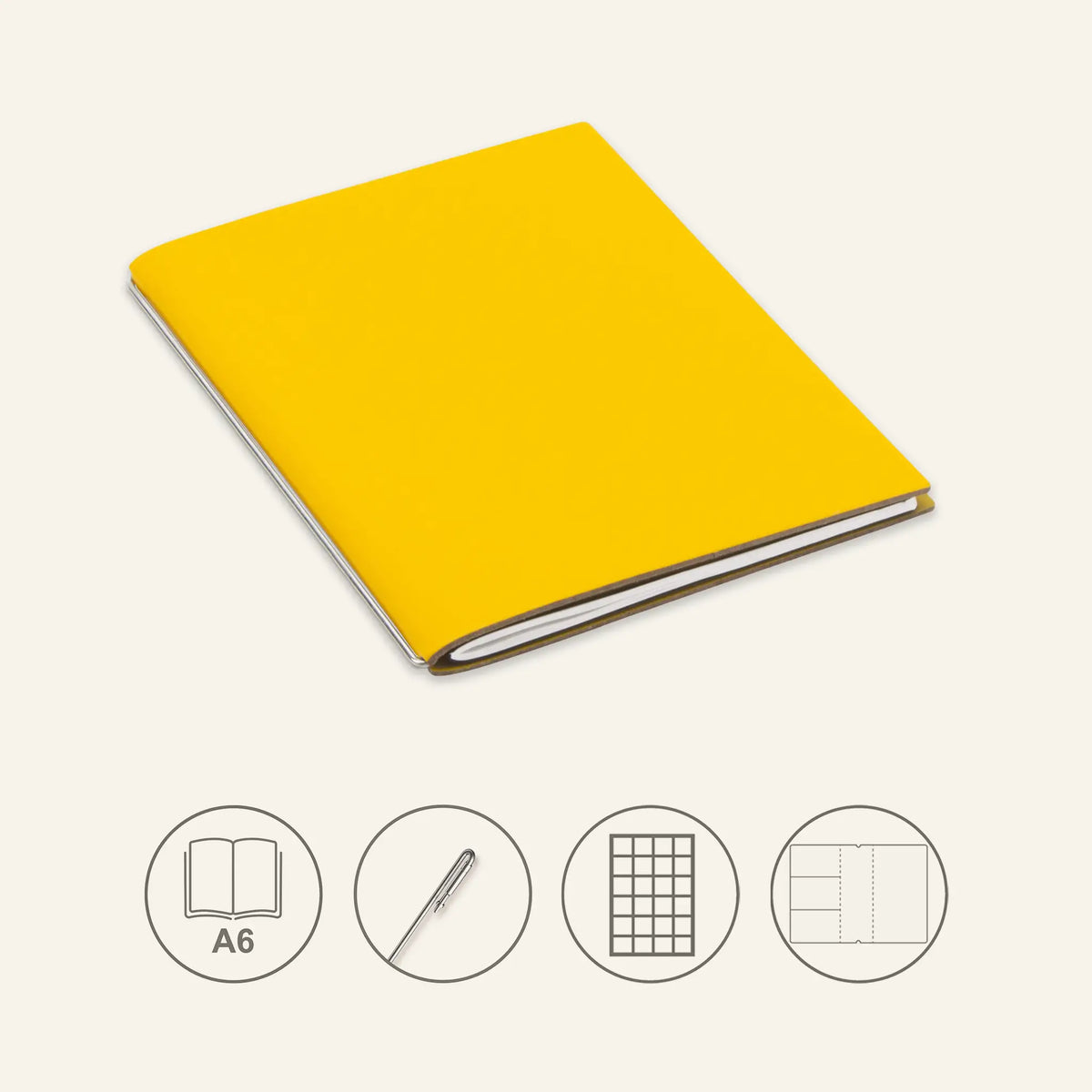 A6 STEEL Komplettpaket - Notizbuch