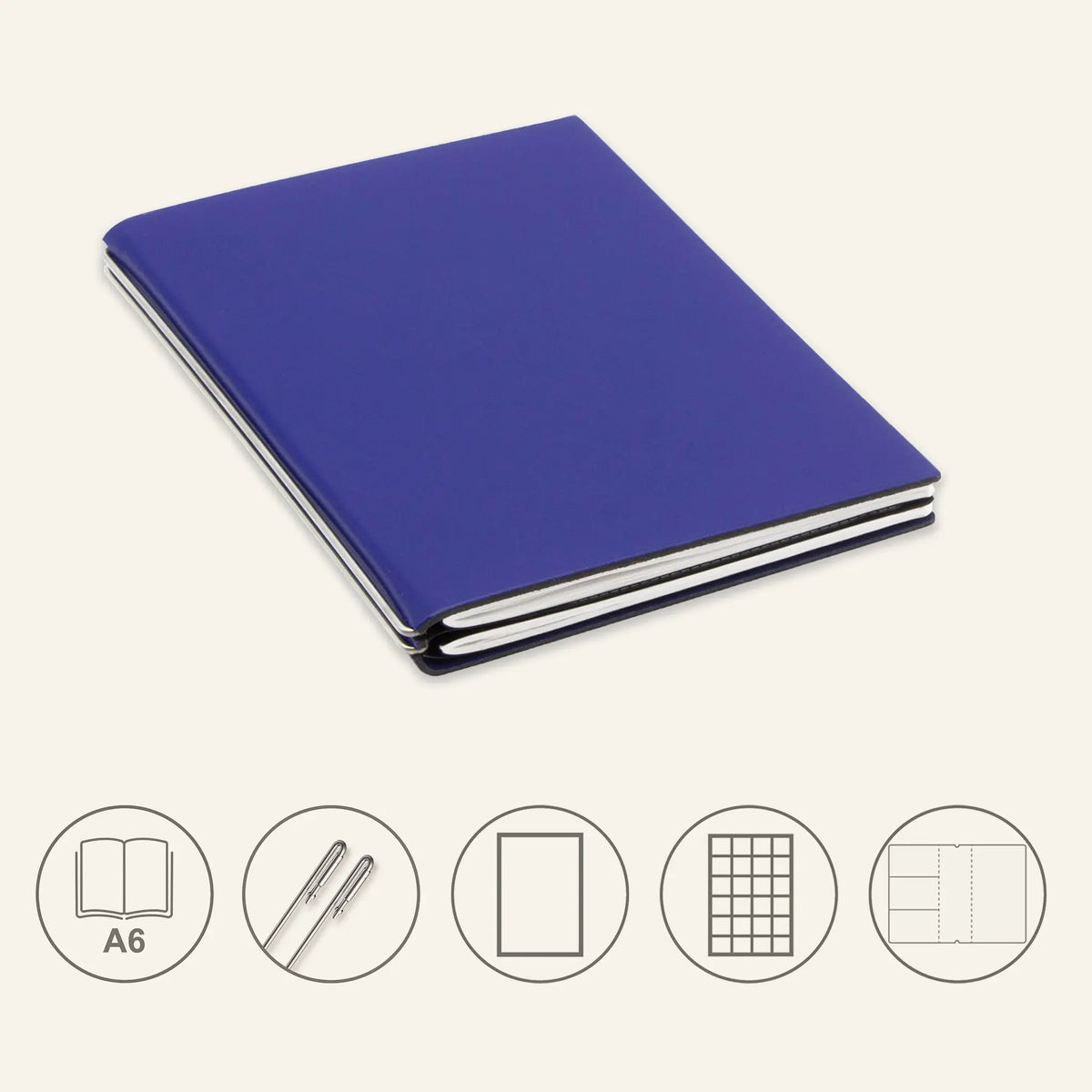 A6 STEEL Komplettpaket - Notizbuch