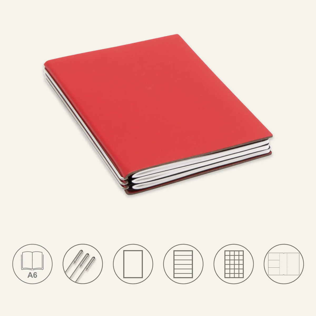 A6 STEEL Komplettpaket - Notizbuch