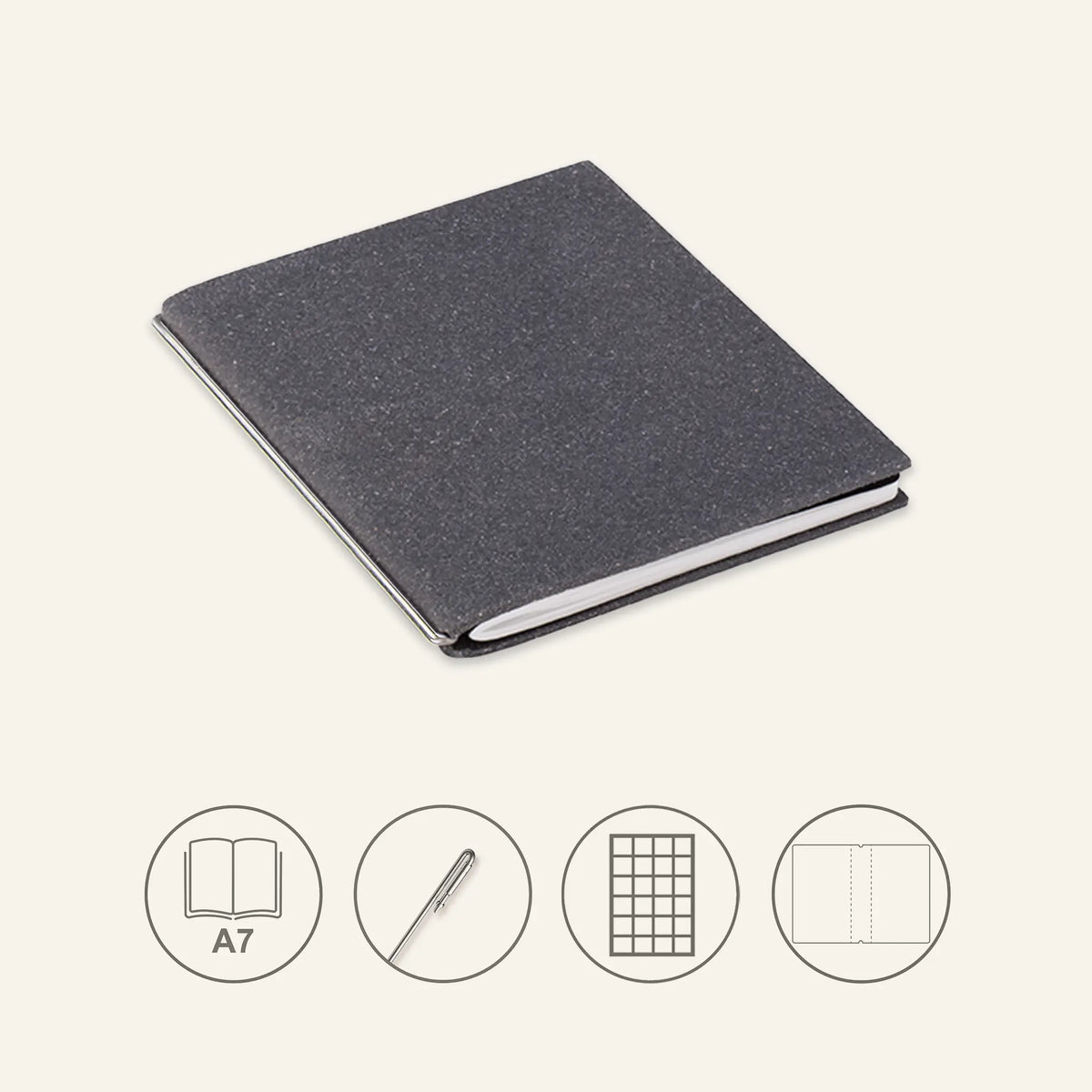A7 STEEL Komplettpaket - Notizbuch