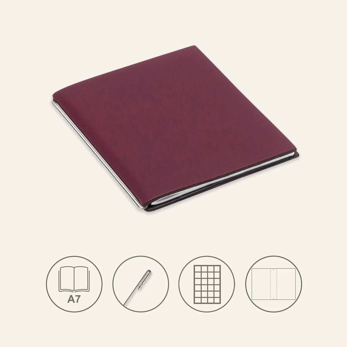 A7 STEEL Komplettpaket - Notizbuch