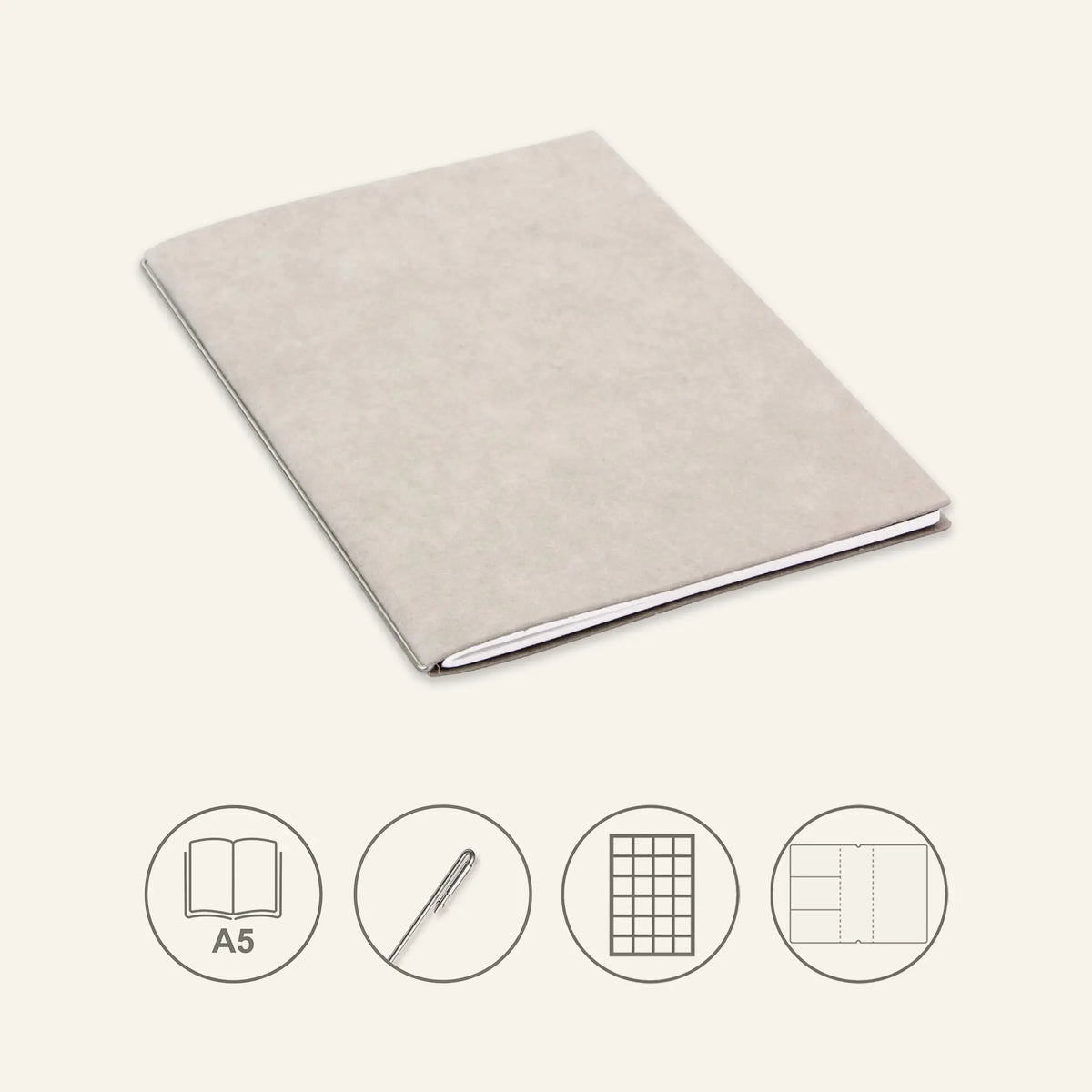 A5 STEEL Komplettpaket - Notizbuch