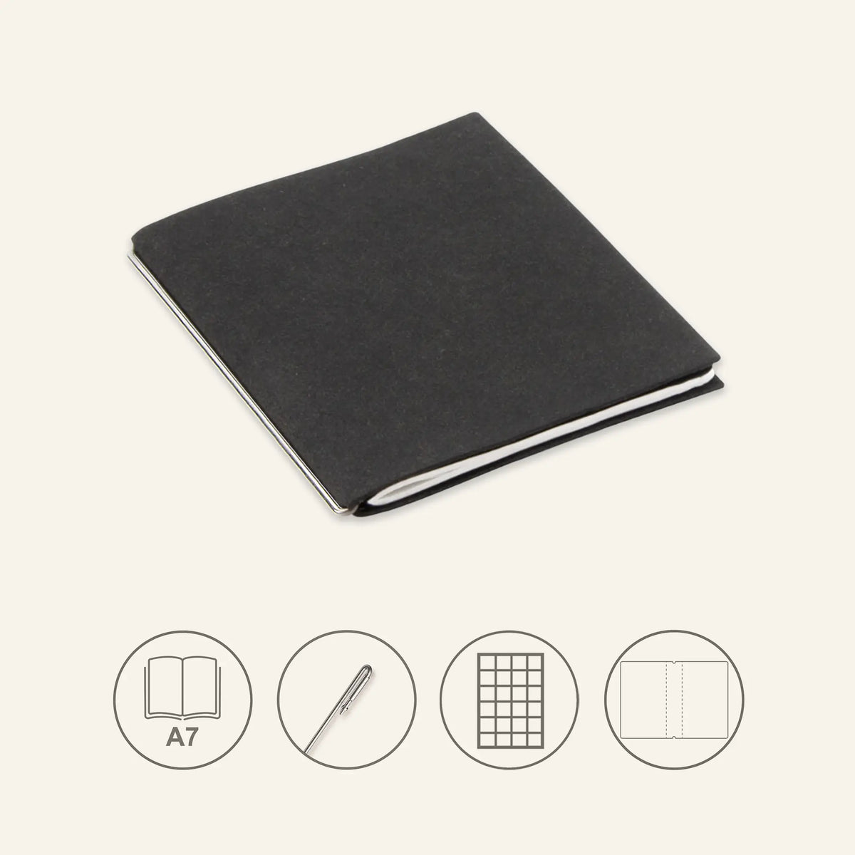 A7 STEEL Komplettpaket - Notizbuch