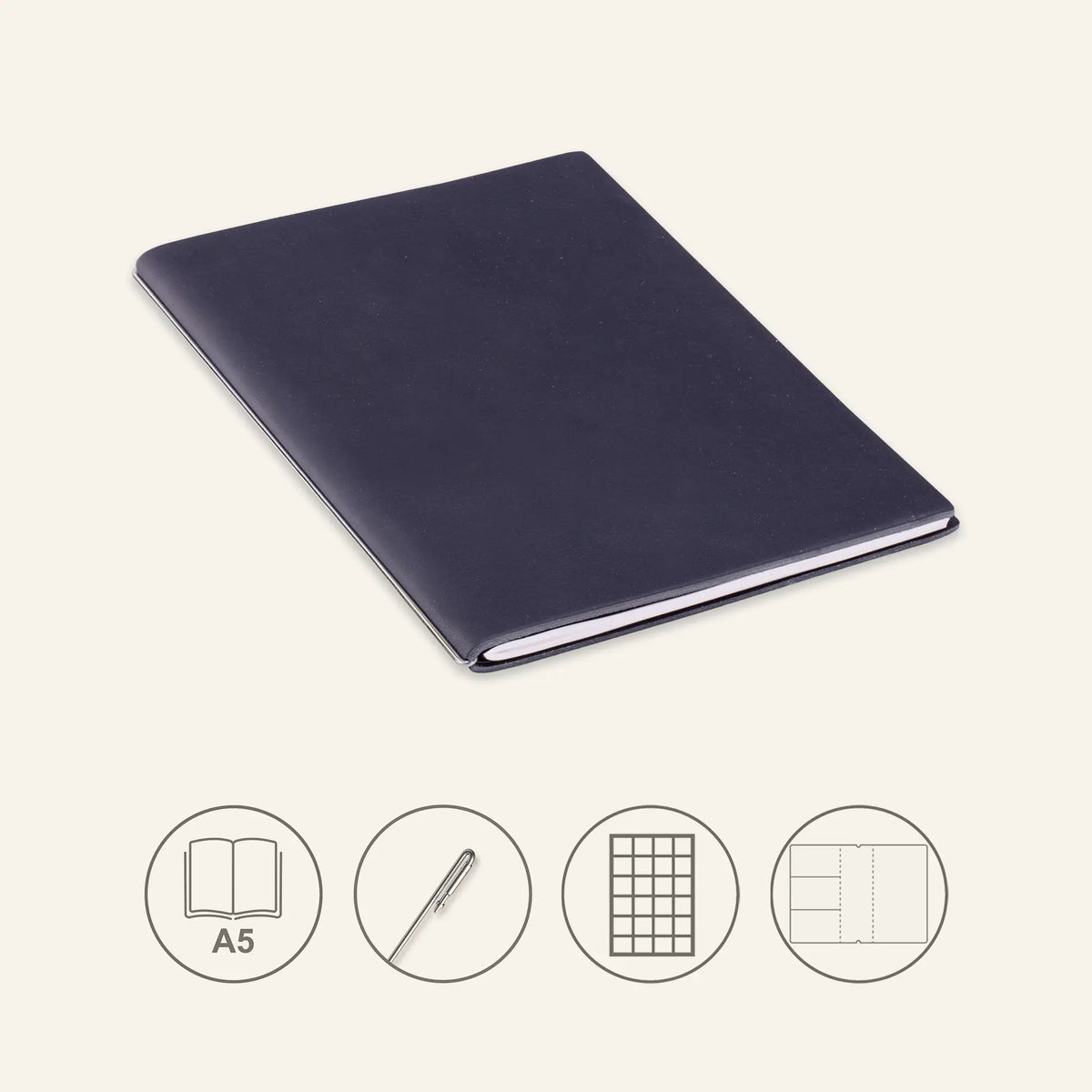 A5 STEEL Komplettpaket - Notizbuch