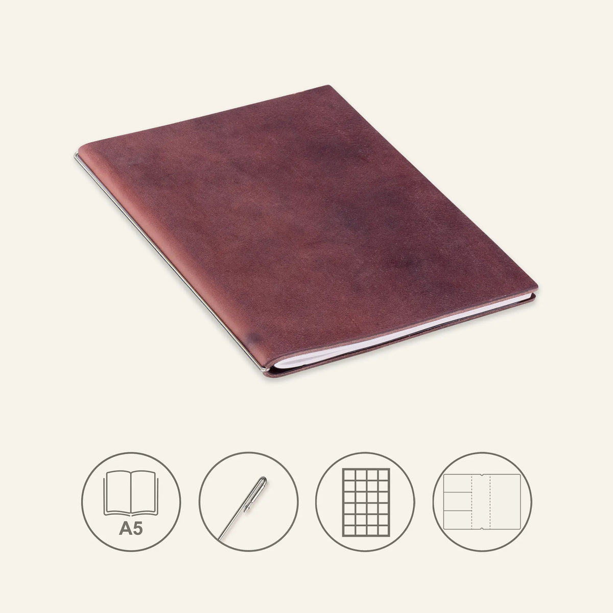 A5 STEEL Komplettpaket - Notizbuch
