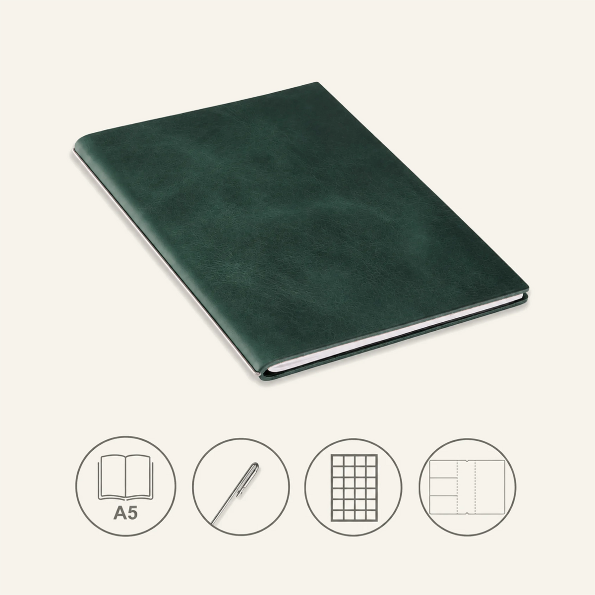 A5 STEEL Komplettpaket - Notizbuch