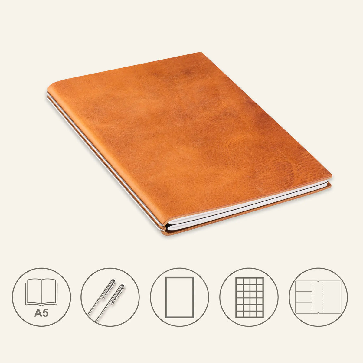 A5 STEEL Komplettpaket - Notizbuch
