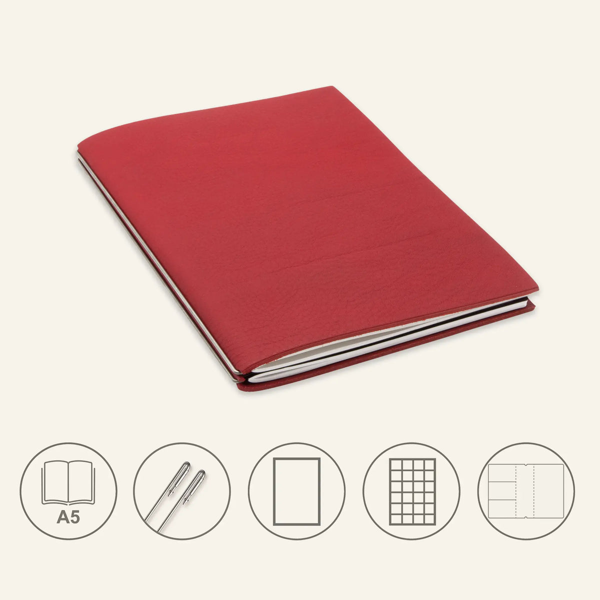A5 STEEL Komplettpaket - Notizbuch
