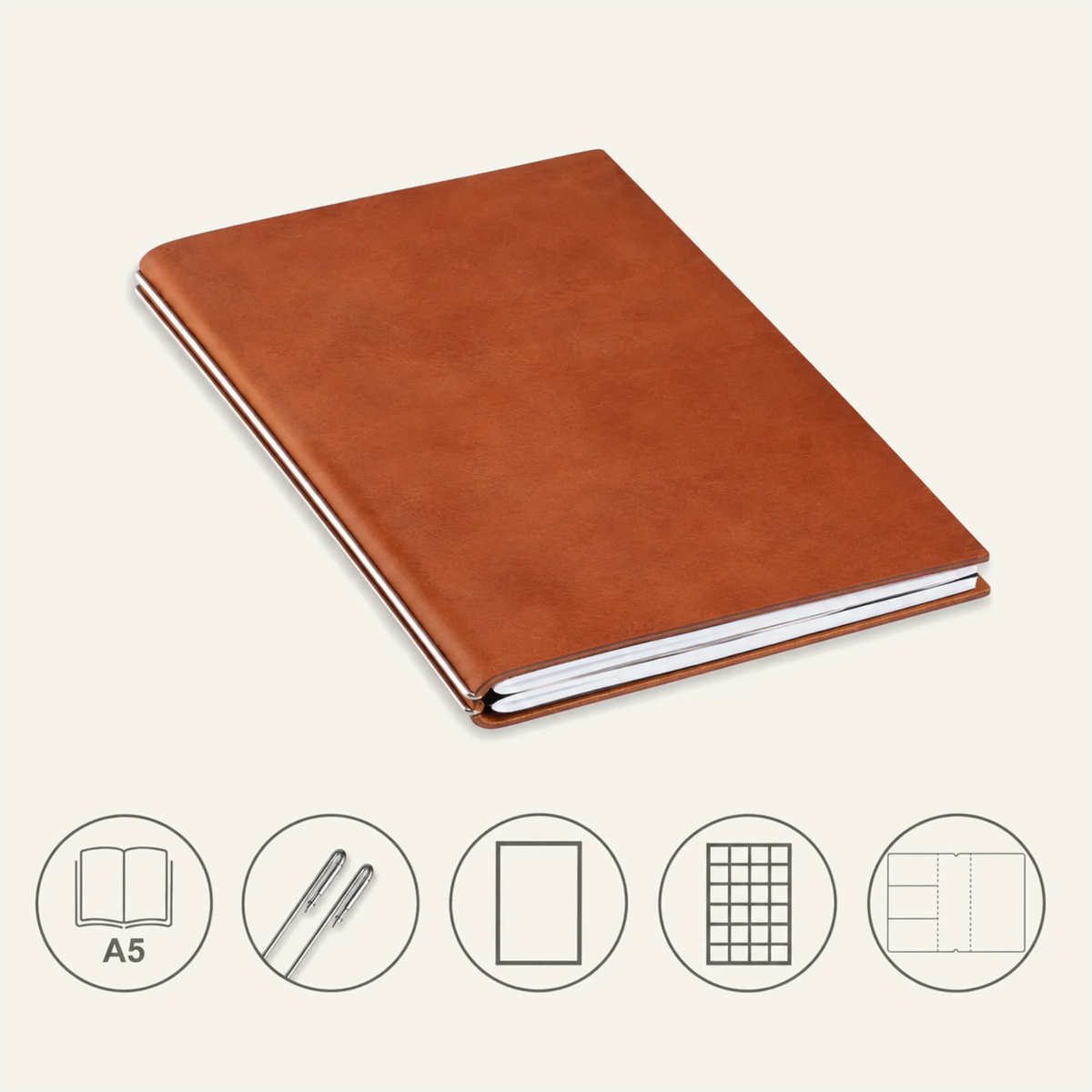 A5 STEEL Komplettpaket - Notizbuch