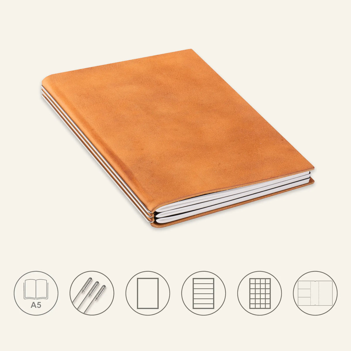 A5 STEEL Komplettpaket - Notizbuch