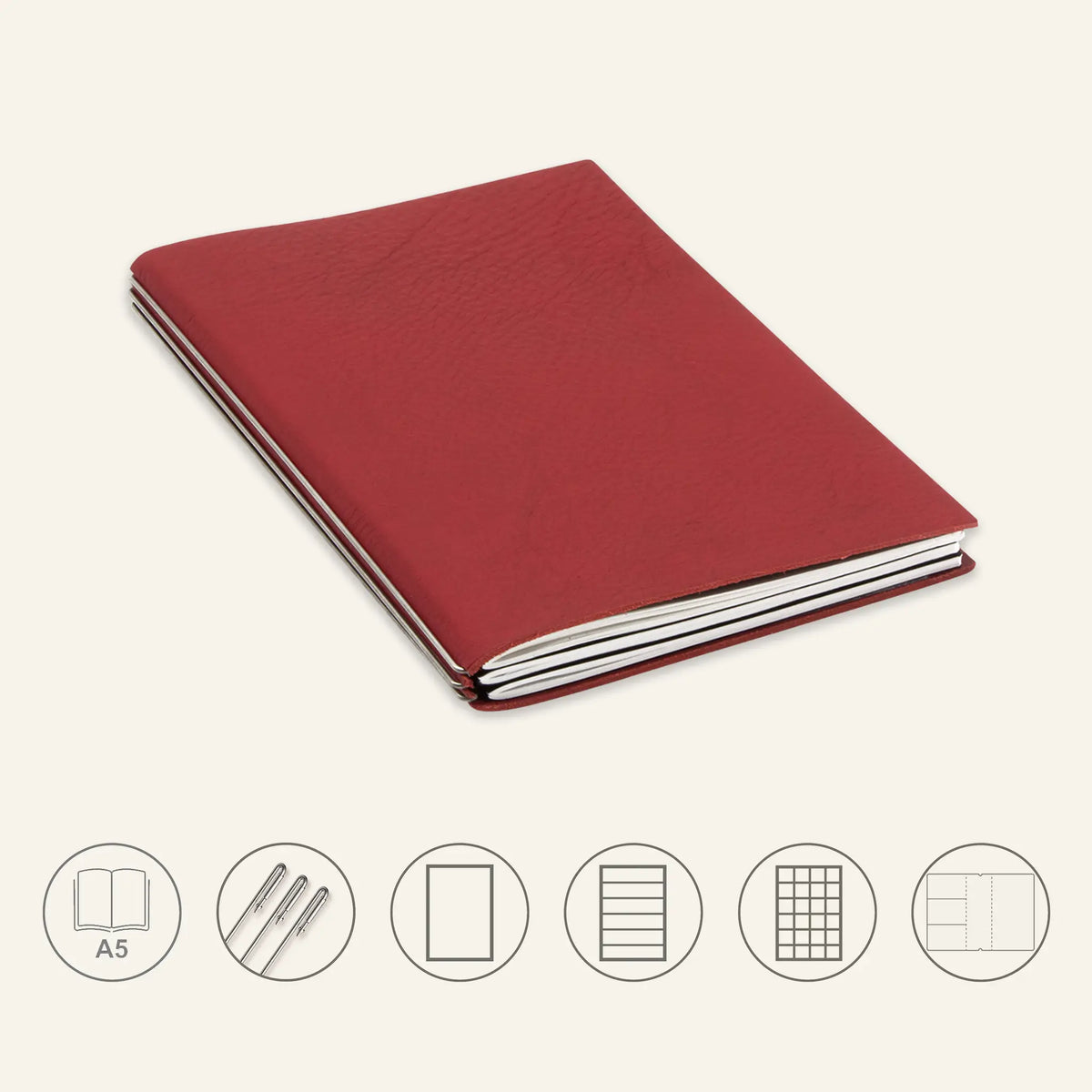 A5 STEEL Komplettpaket - Notizbuch