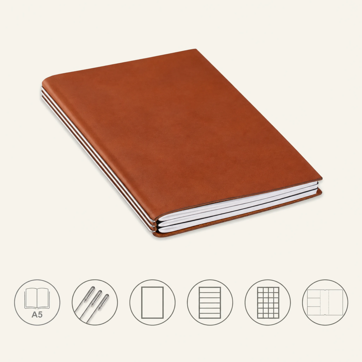 A5 STEEL Komplettpaket - Notizbuch