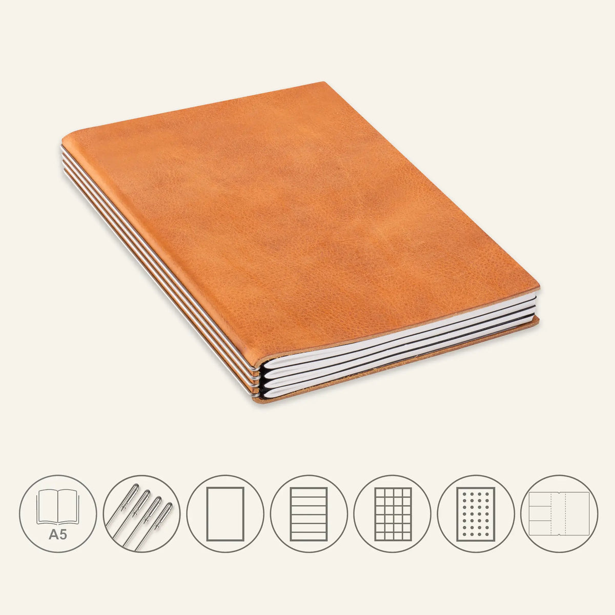 A5 STEEL Komplettpaket - Notizbuch