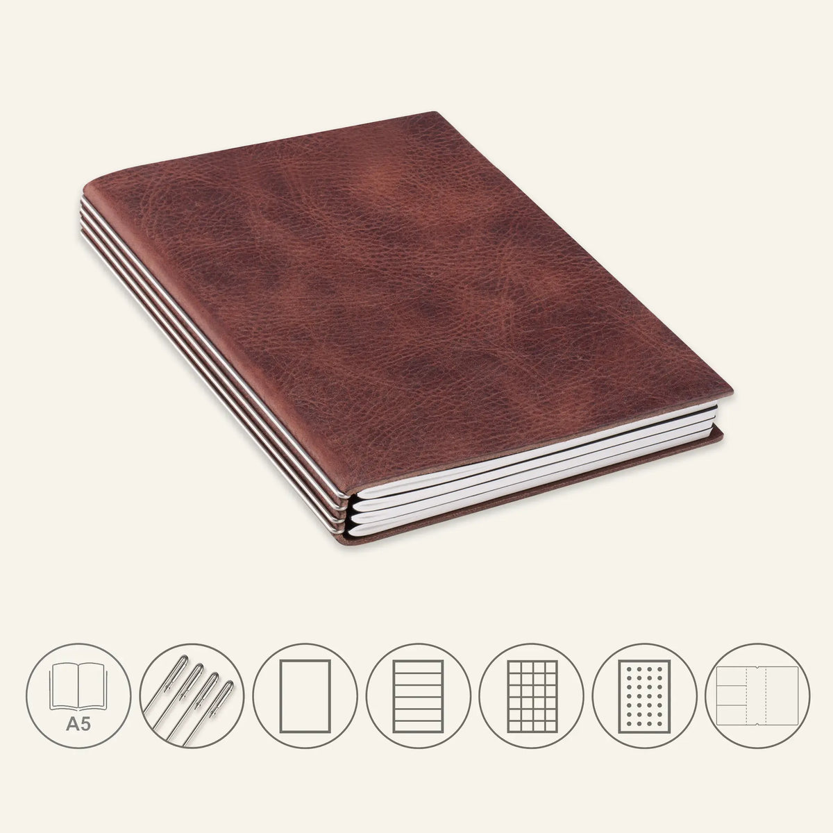 A5 STEEL Komplettpaket - Notizbuch