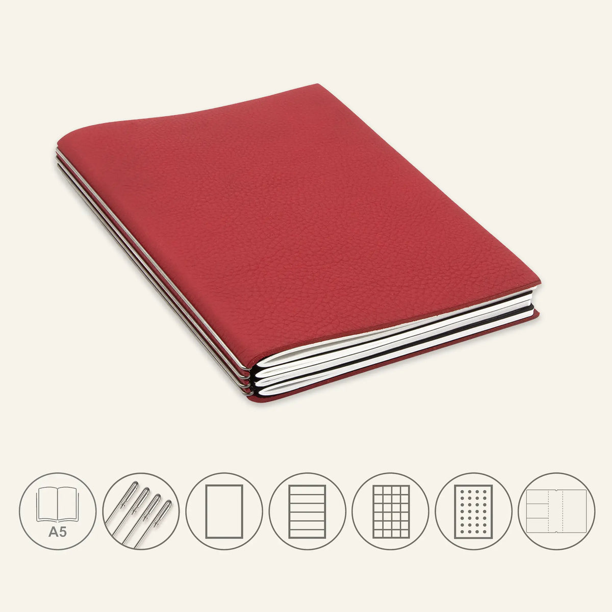 A5 STEEL Komplettpaket - Notizbuch