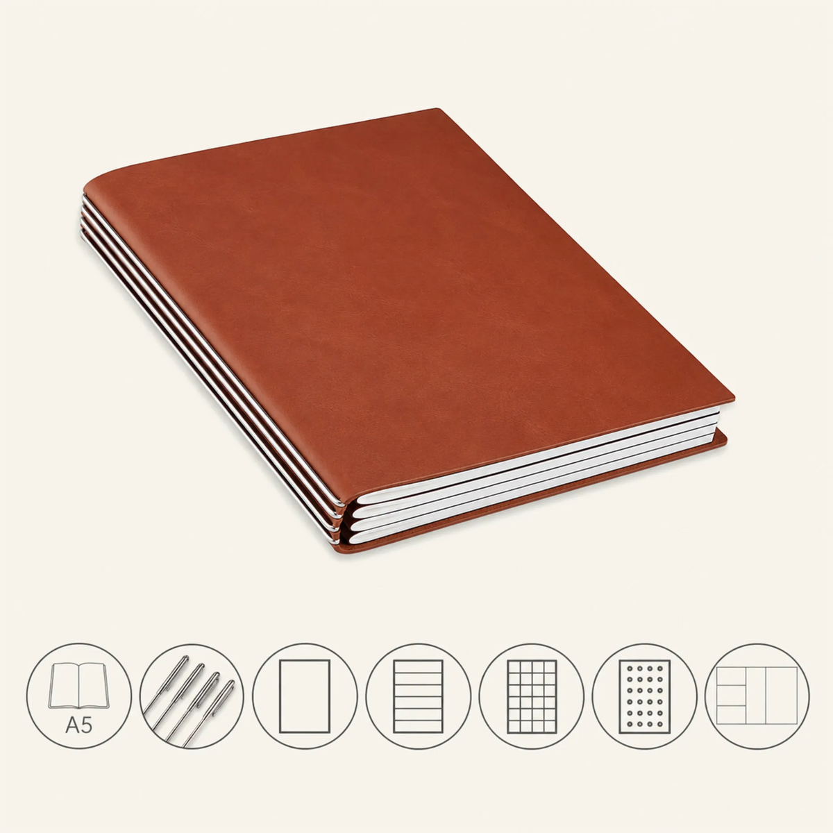 A5 STEEL Komplettpaket - Notizbuch