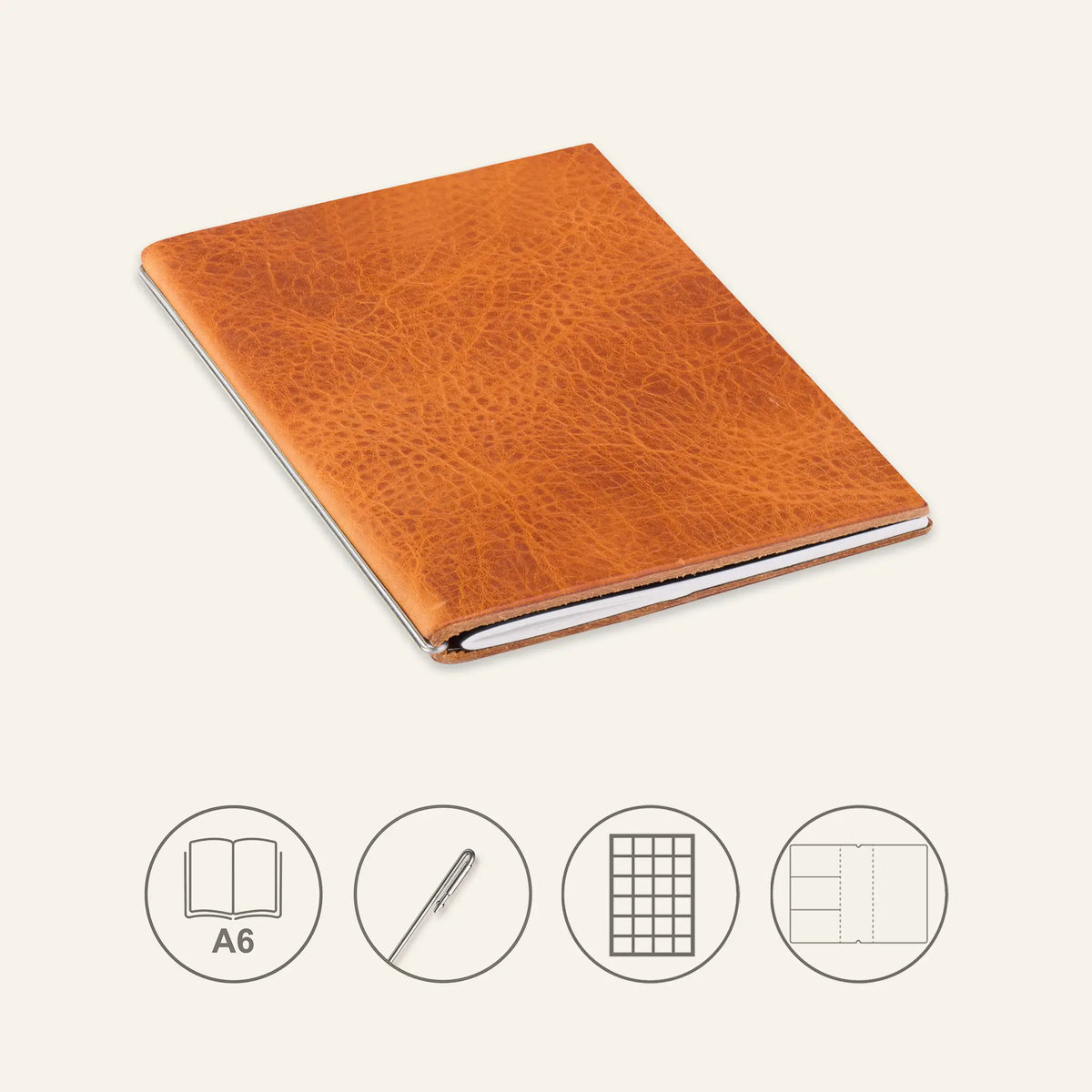 A6 STEEL Komplettpaket - Notizbuch