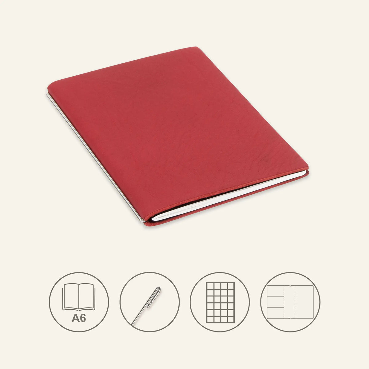 A6 STEEL Komplettpaket - Notizbuch